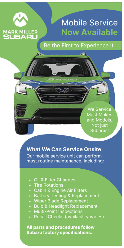 Mark Miller Subaru Mobile Service