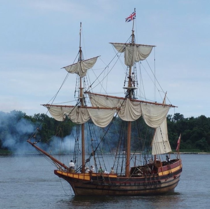 Maryland Dove replica ship at Historic St. Mary's City