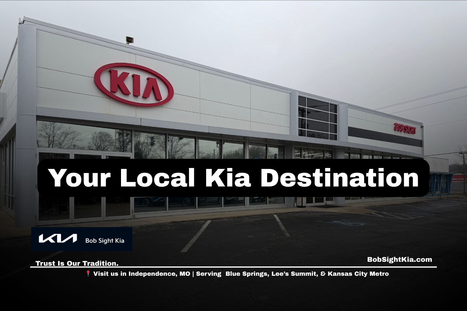 Kia dealership near Blue Springs MO at Bob Sight Kia in Independence Missouri serving Kansas City Metro drivers