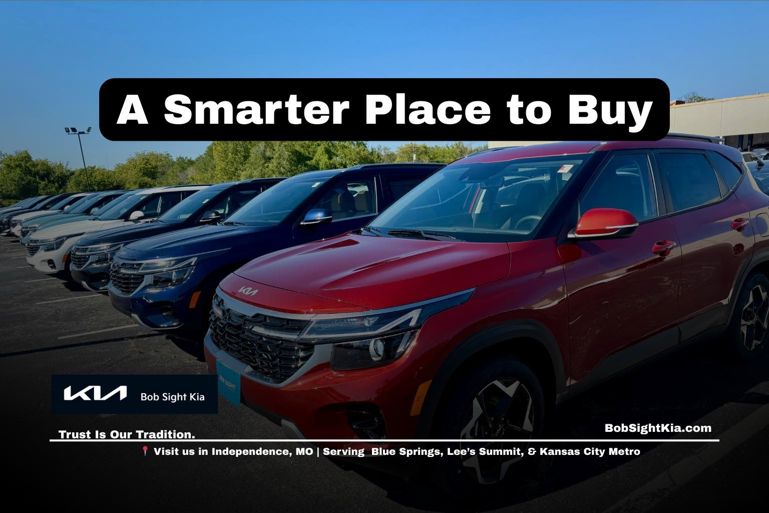 Kia for sale in Independence Missouri at Bob Sight Kia serving Kansas City Metro drivers