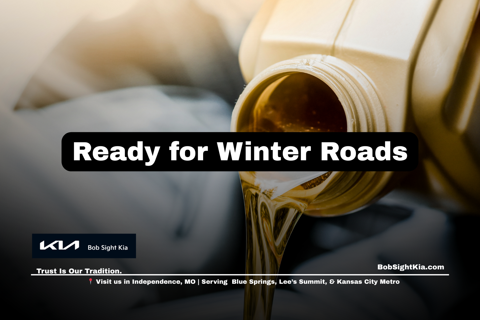 Kia oil change and winter maintenance at Bob Sight Kia in Independence Missouri serving Jackson County drivers