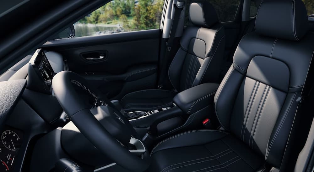 Steering wheel and front seats in a 2026 Honda HR-V