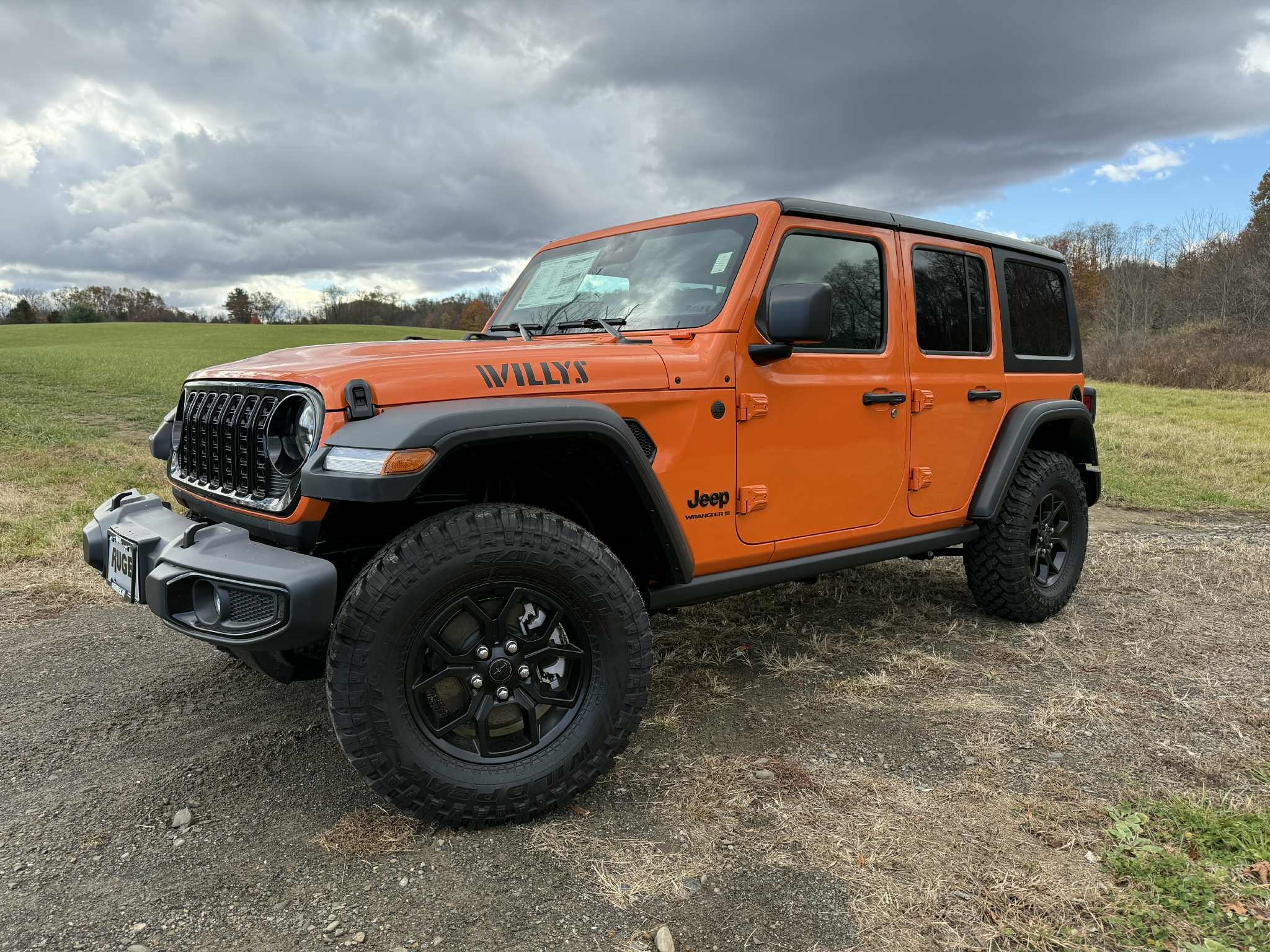 Wrangler Orange Outside