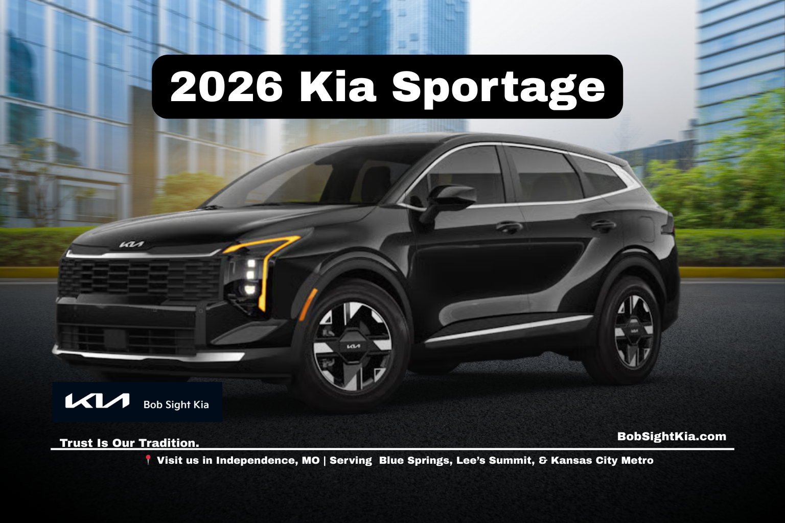 2026 Kia Sportage for sale in Independence Missouri at Bob Sight Kia serving Liberty Missouri and Kansas City Metro drivers