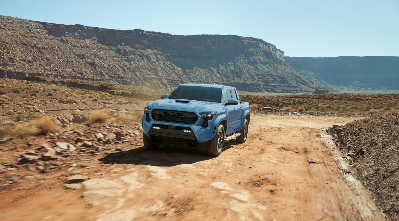 Toyota Tacoma Driving in Arizona landscape