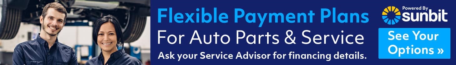 Flexible Payment Plans for Auto Parts & Service