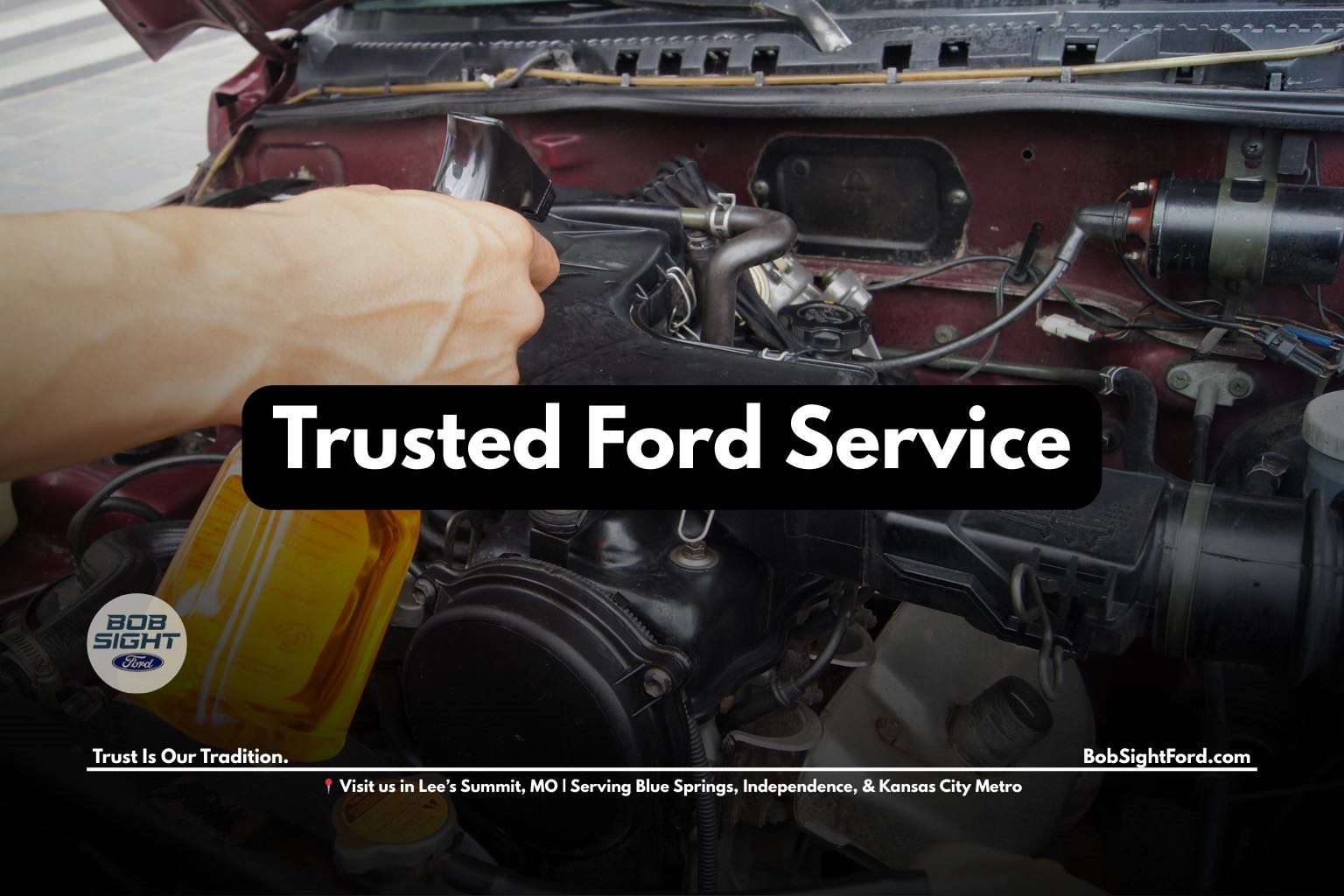 Ford service at Bob Sight Ford in Lee’s Summit Missouri serving Independence MO drivers