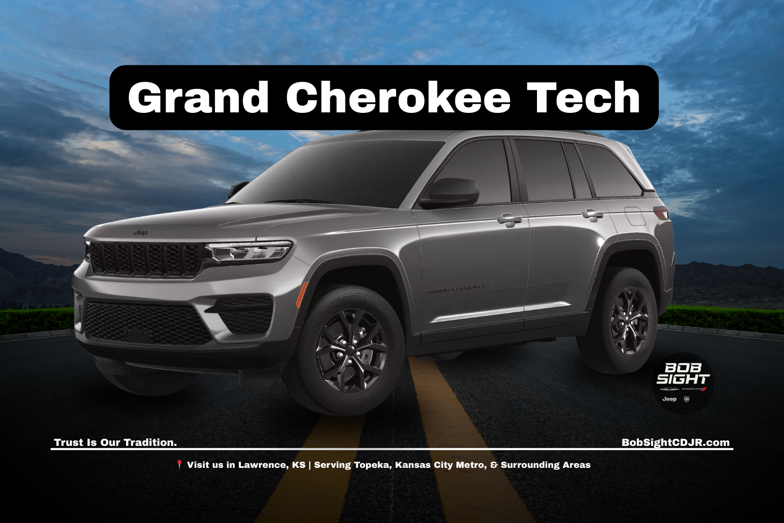 Jeep Grand Cherokee technology features explained for Lawrence Kansas drivers at Bob Sight CDJR