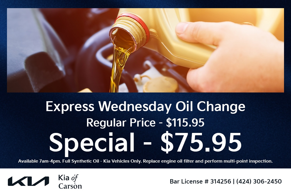 Express Wednesday Oil Change