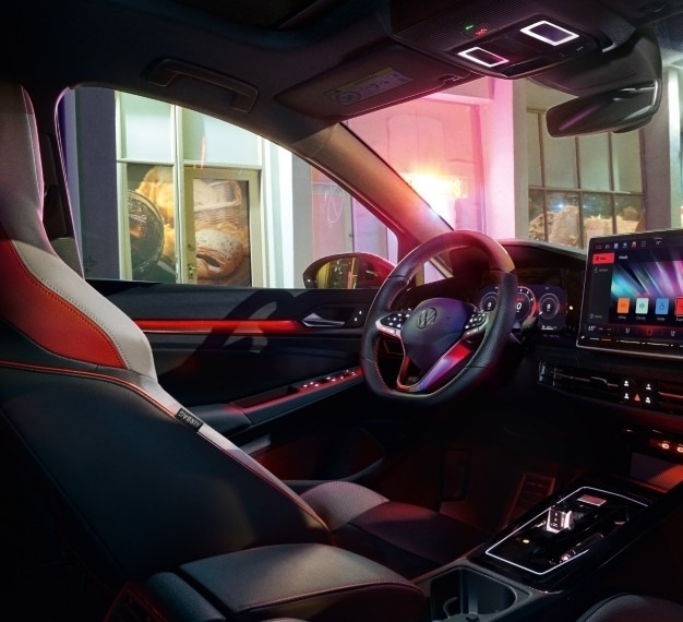 2025 Volkswagen Golf GTI interior ambient lighting