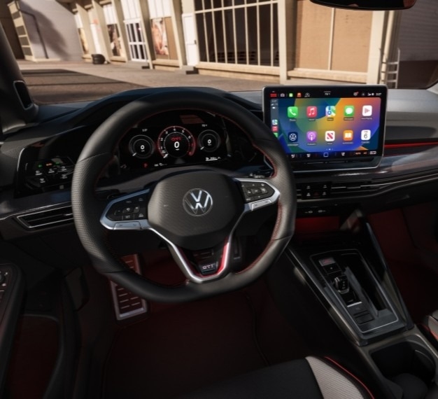 2025 Volkswagen Golf GTI interior infotainment and digital cockpit