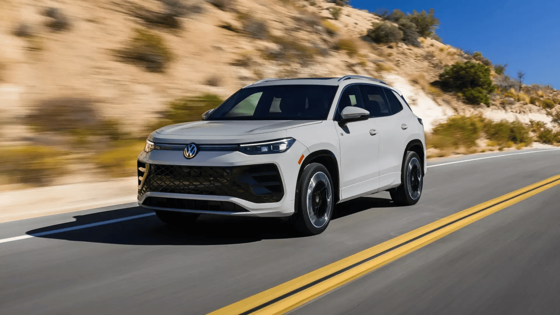 2025 Volkswagen Tiguan driving