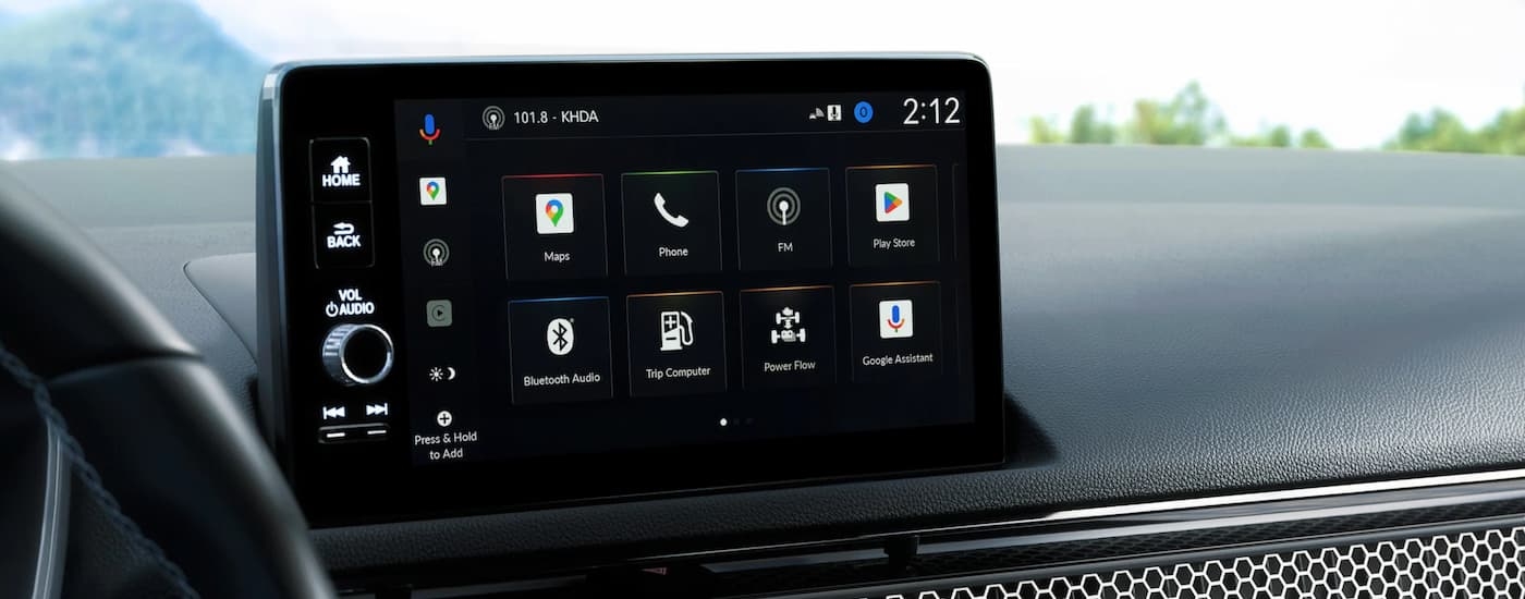 Infotainment display inside a 2026 Honda Civic