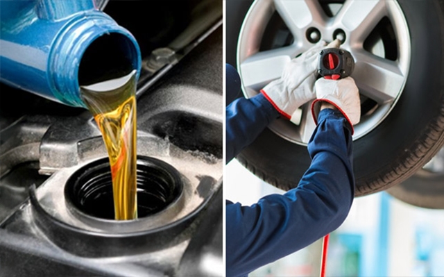 Oil Change + Tire Rotation