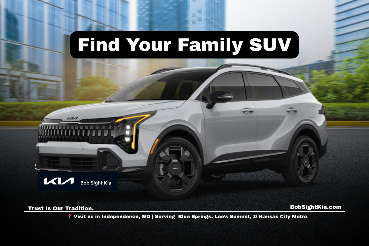 Kia SUV buying guide for Kansas City Metro and Jackson County families shopping in Independence Missouri at Bob Sight Kia