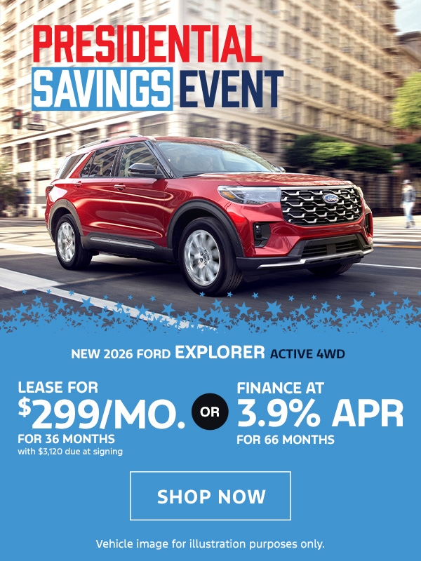 Ford Explorer Active 4WD Feb Offer