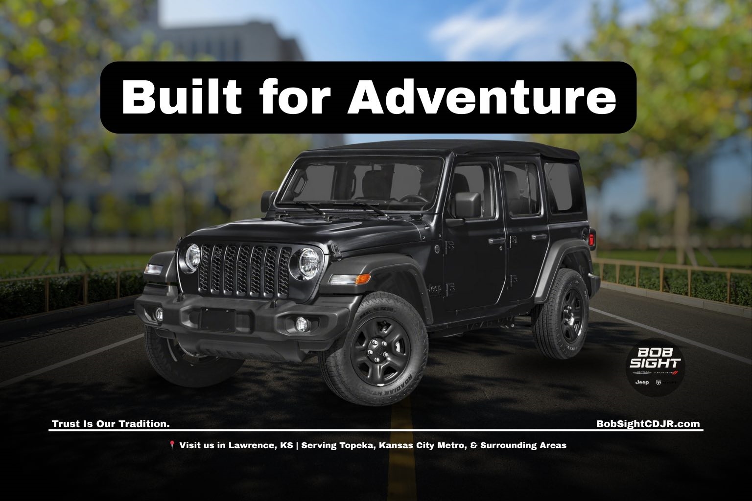 Used Jeep SUV for outdoor focused drivers in Lawrence Kansas near Clinton Lake and Douglas County trails