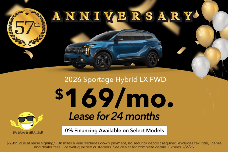 New 2026 Sportage Hybrid LX