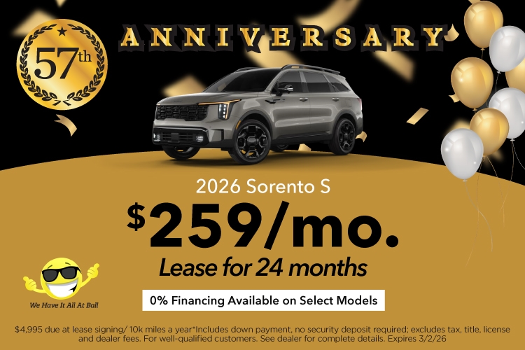New 2026 Sorento S
