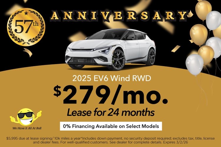 New 2025 EV6 Wind