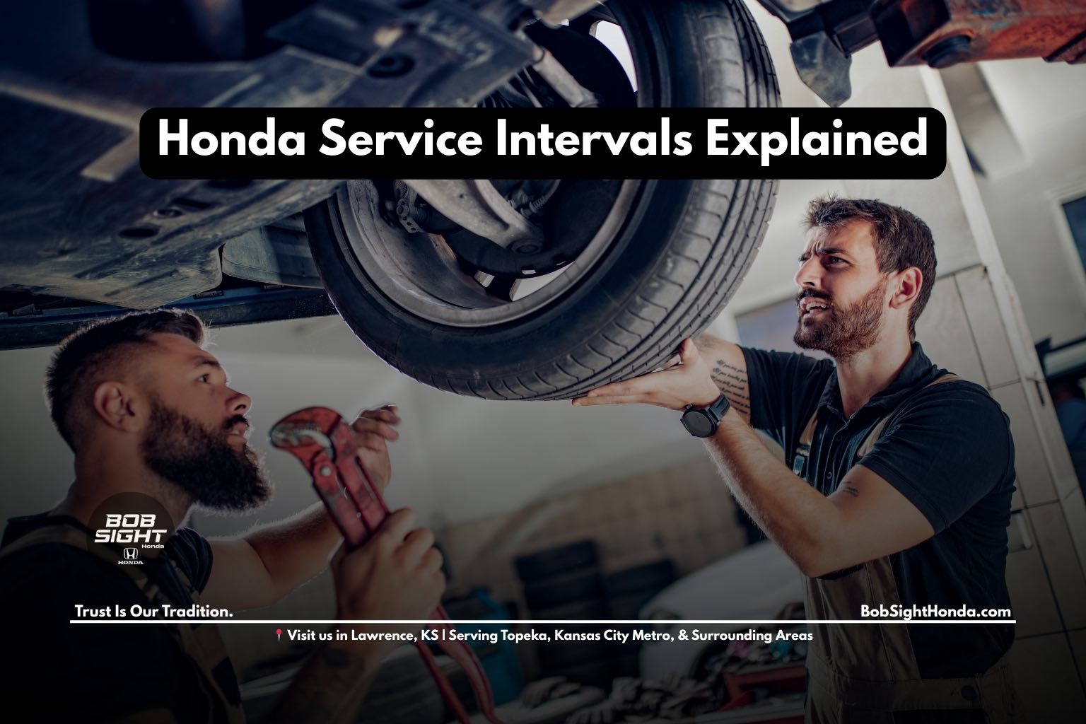 Honda service intervals explained for Douglas County drivers at Bob Sight Honda in Lawrence Kansas serving the Kansas City Metro