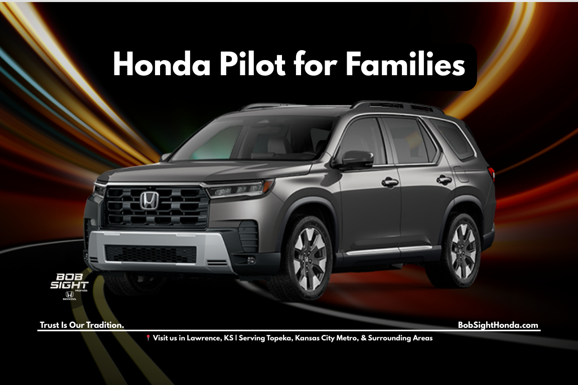 Honda Pilot for sale in Lawrence Kansas at Bob Sight Honda serving Douglas County and Kansas City Metro families