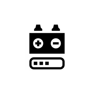 Electric vehicle icon