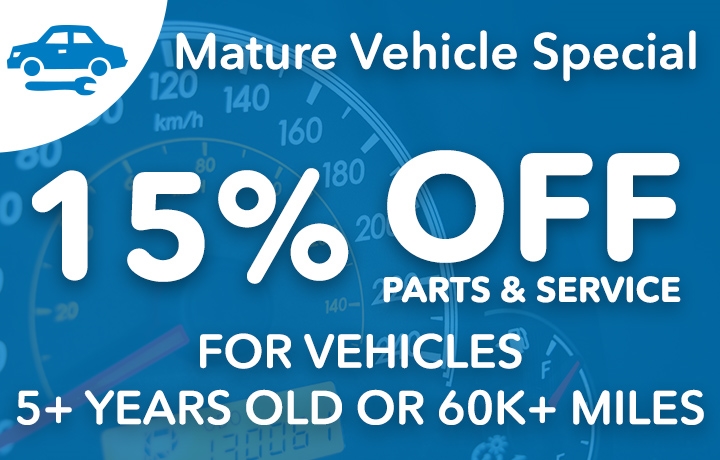 15% Off Parts & Service