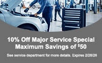 10% Off Major Service