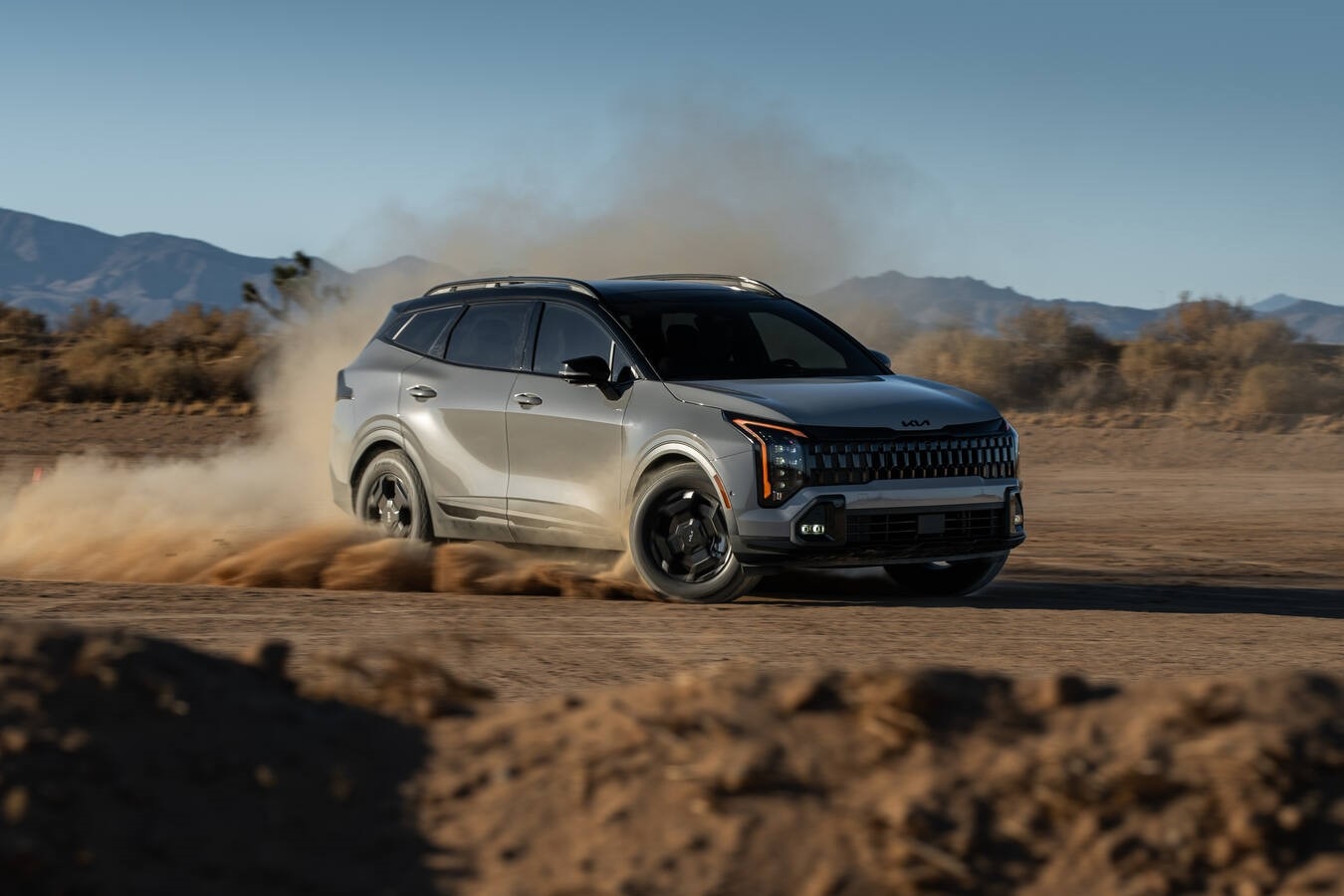 2026 Kia Sportage gas model in Denver showing refreshed design and SUV stance