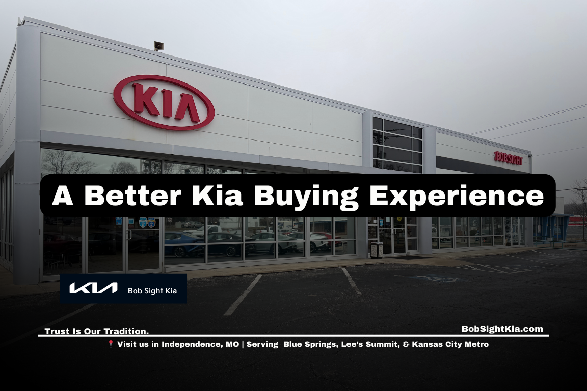 Kia dealership buying experience in Independence Missouri at Bob Sight Kia serving Kansas City Metro drivers