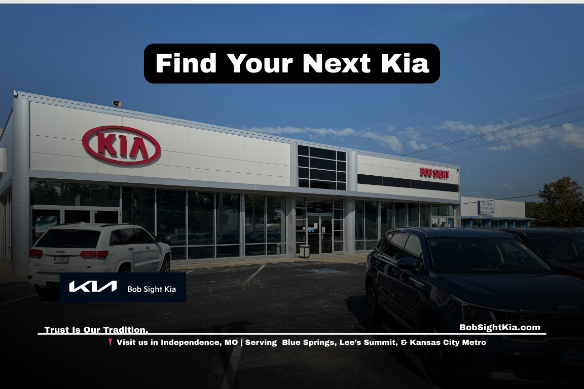 Kia for sale in Independence Missouri serving Liberty and Blue Springs MO drivers at Bob Sight Kia
