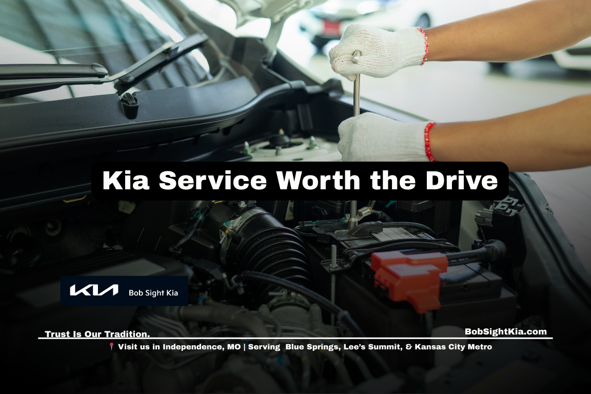 Kia service near me worth the drive from Lee’s Summit at Bob Sight Kia in Independence Missouri