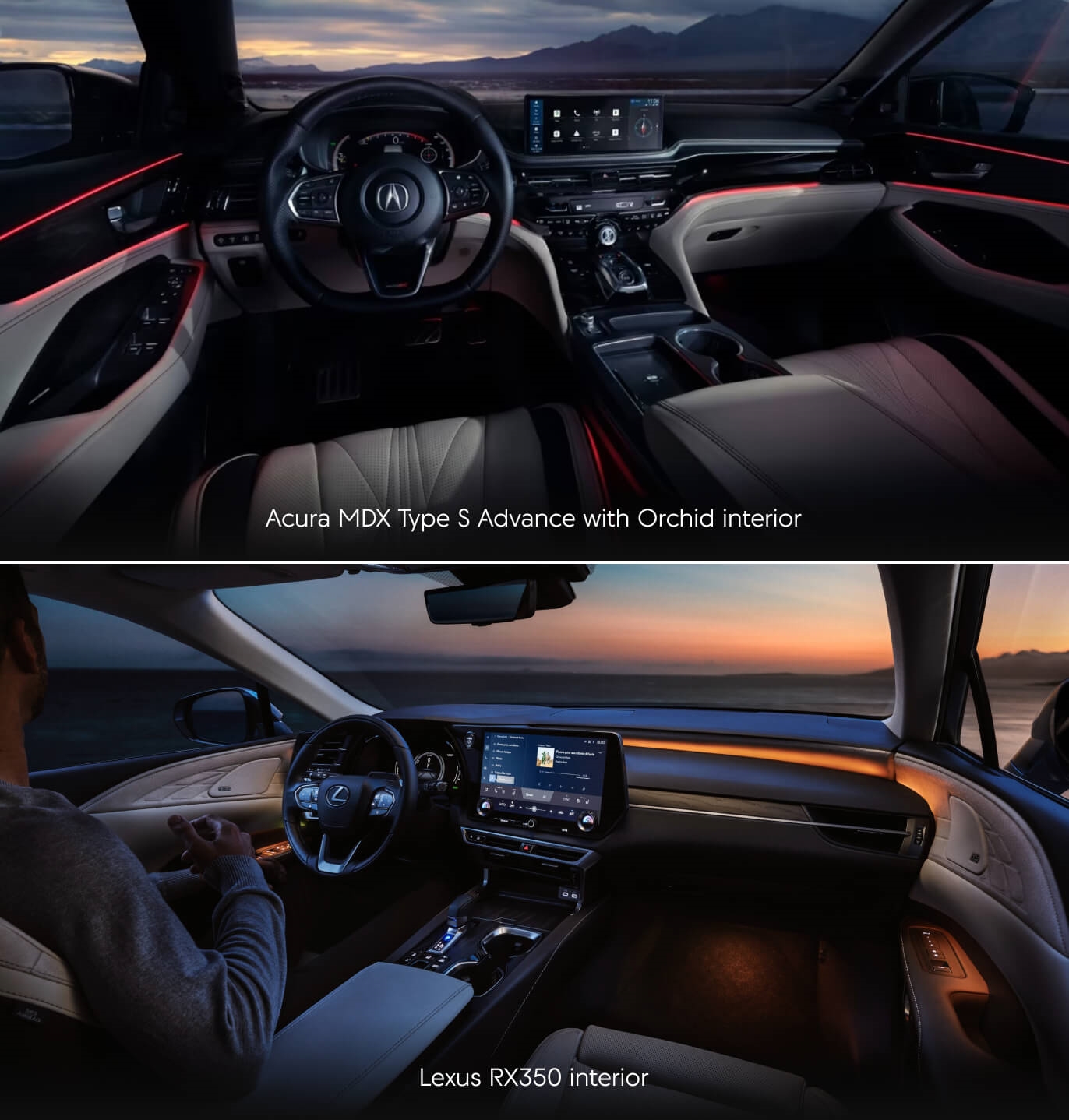 Acura MDX vs. Lexus RX 350: How Do Their Cabins Measure Up?