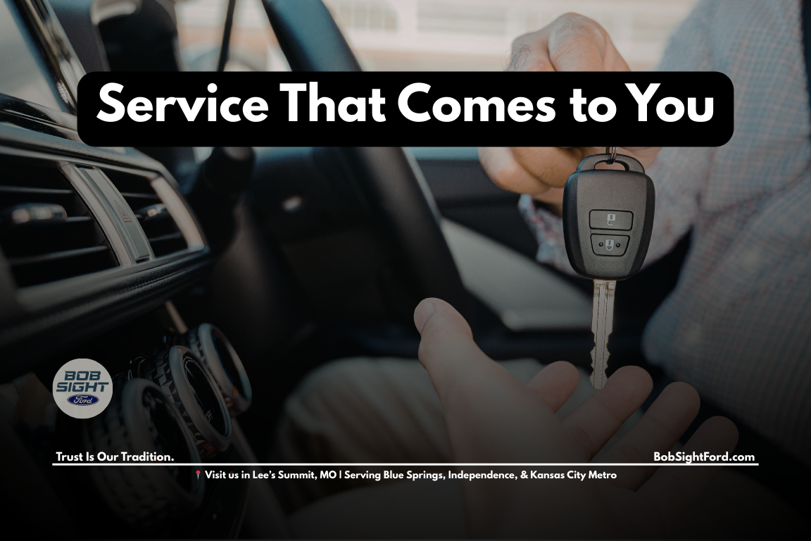Ford pickup and delivery service in Lee’s Summit Missouri at Bob Sight Ford serving Kansas City Metro drivers