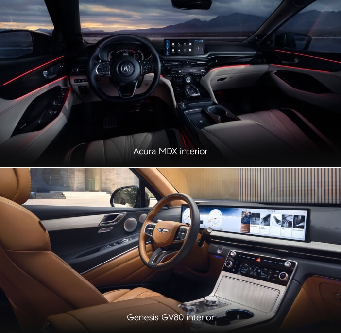 Acura MDX vs. Genesis GV80 Technology & Safety Features