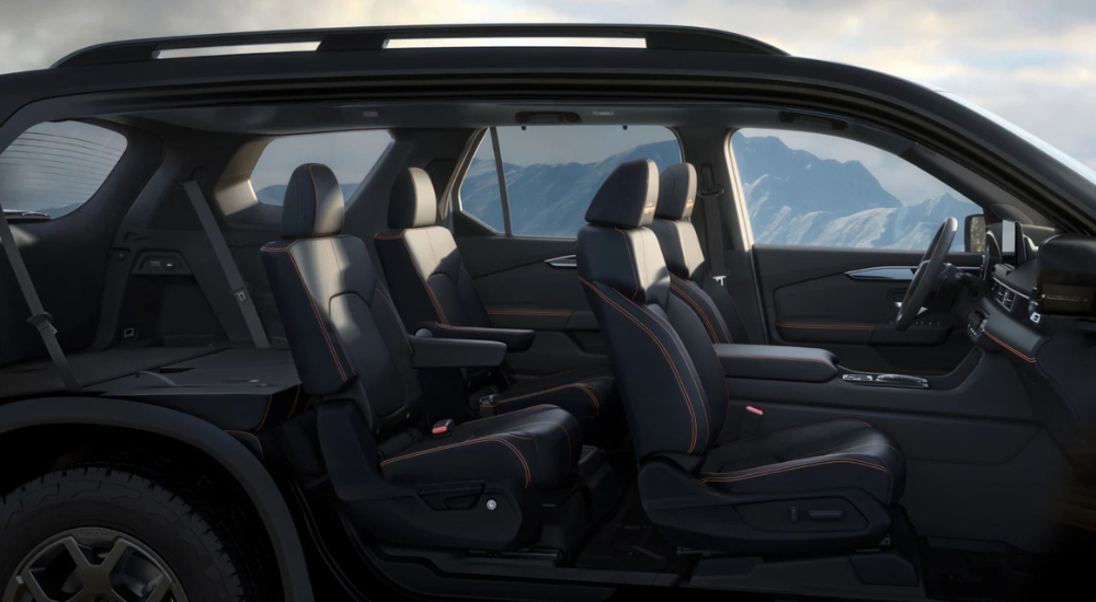 Cut away showing the cargo space of a 2026 Honda Pilot