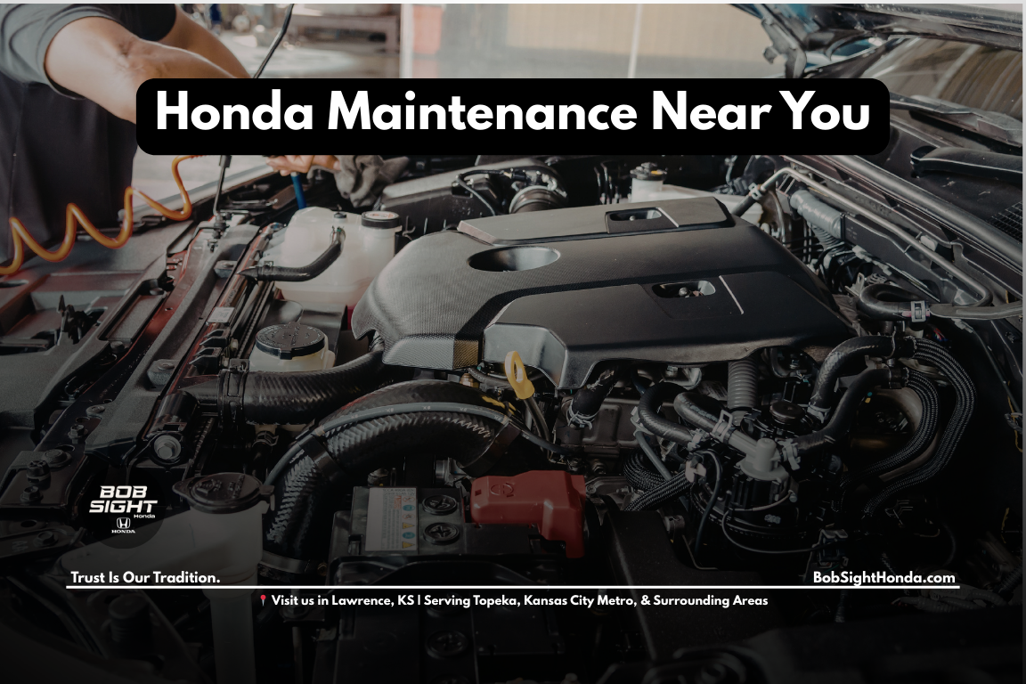 Honda maintenance service in Lawrence KS at Bob Sight Honda serving Baldwin City, Topeka, Eudora, and Douglas County drivers