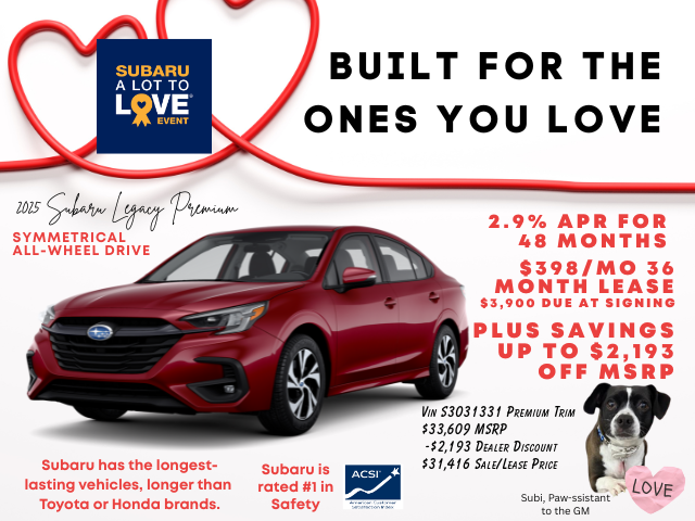 2025 Subaru Legacy