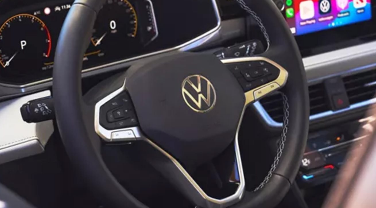 Volkswagen steering wheel