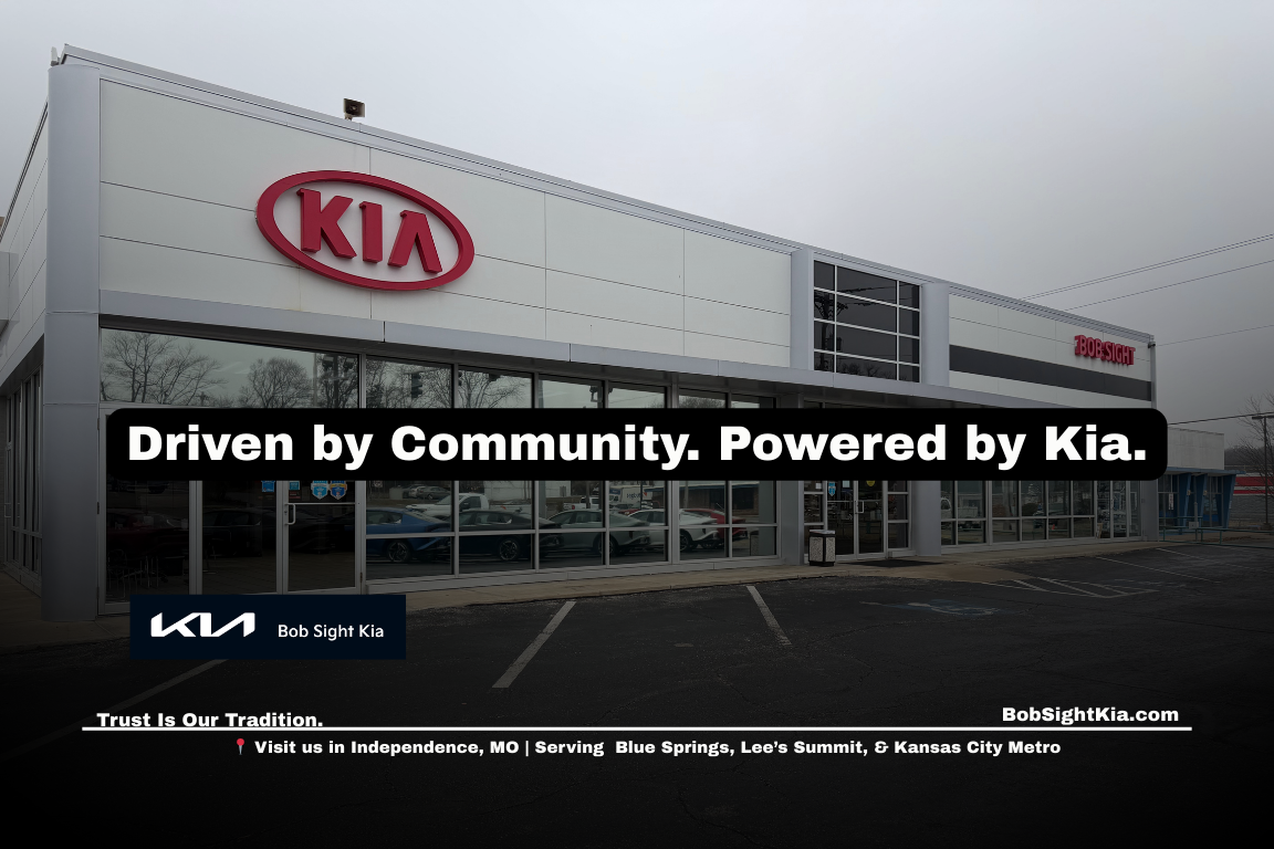 Bob Sight Kia Independence MO dealership showroom serving Jackson County and Kansas City Metro drivers with new Kia inventory and certified service