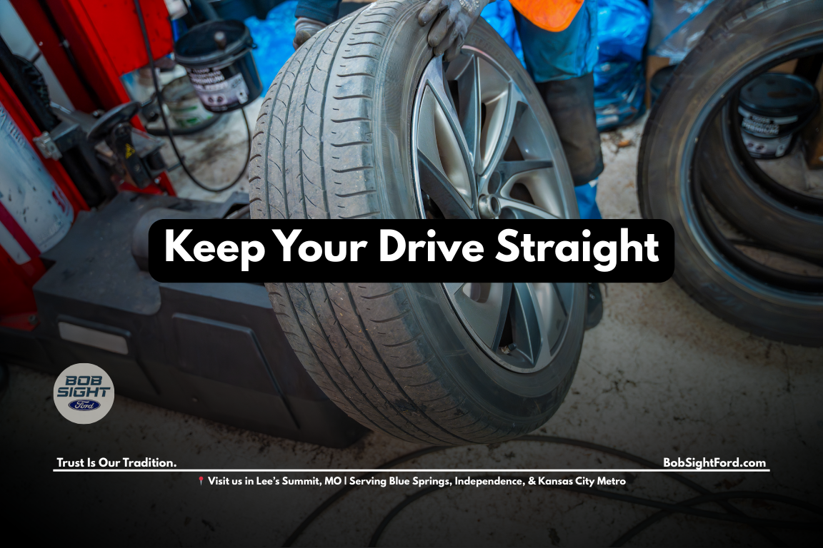 Ford tire rotation and alignment service at Bob Sight Ford in Lee’s Summit MO serving Blue Springs and Kansas City Metro drivers