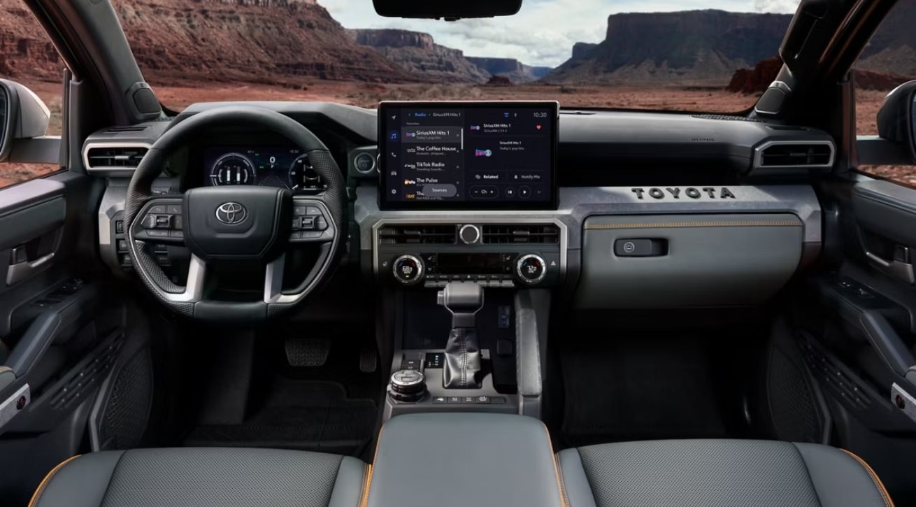 Toyota Tacoma interior technology and comfort