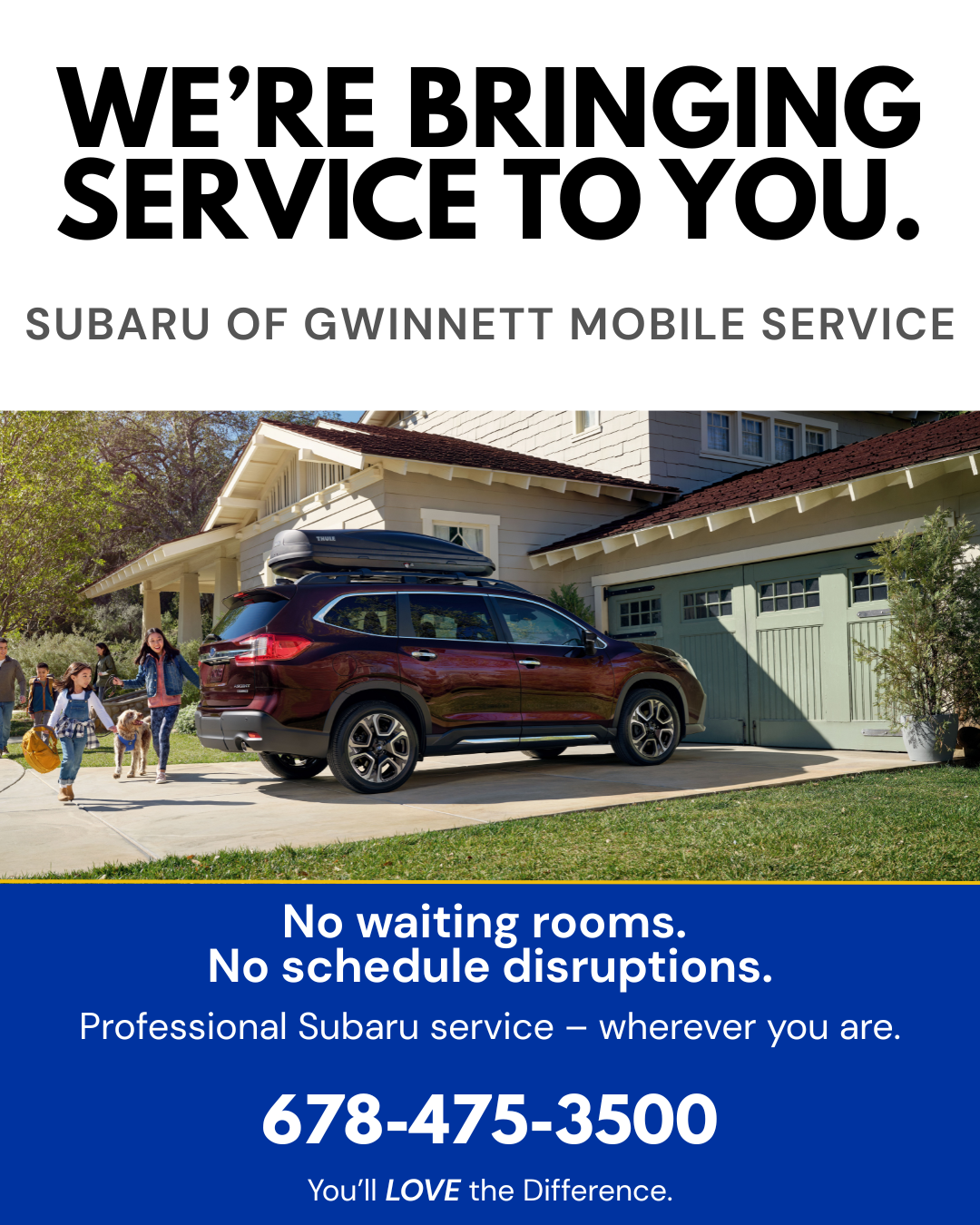 Subaru of Gwinnett Mobile Service Bringing Professional Subaru Maintenance to Metro Atlanta