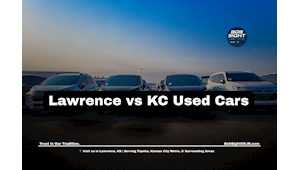 Used cars near Lawrence KS at Bob Sight CDJR compared with Kansas City MO selection for Douglas County drivers