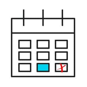 One month before lease ends