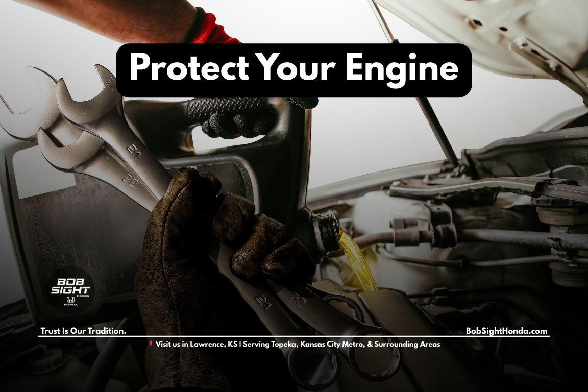 Honda oil change service in Lawrence Kansas at Bob Sight Honda supporting engine health for Douglas County and Kansas City Metro drivers