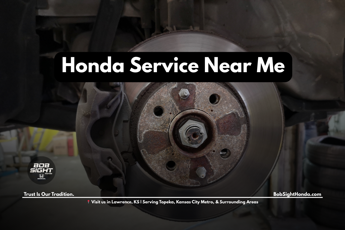Honda service near me in Lawrence Kansas at Bob Sight Honda serving Douglas County and Kansas City Metro drivers