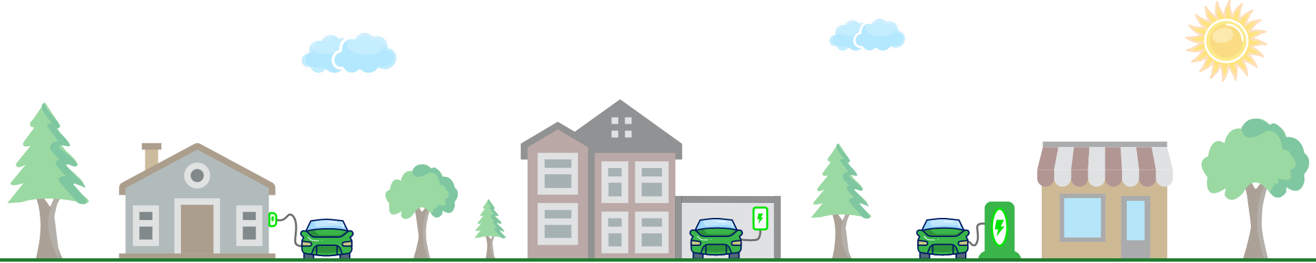 EV Charging Illustration