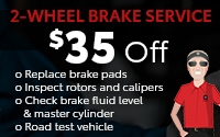 2-Wheel Brake Service